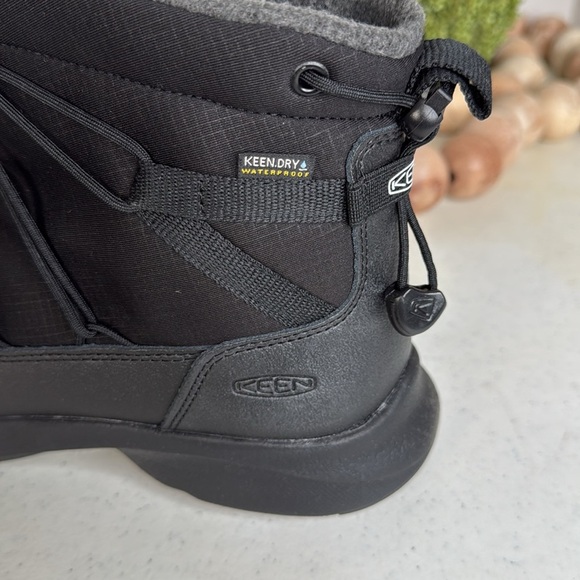 KEEN UNEEK SNK CHUKKA II WP W BLACK/BLACK Sz 9 - Picture 4 of 12